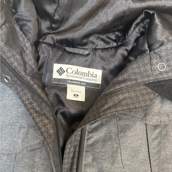 Columbia Omni-Shield Gray Hooded Waterproof Ski Jacket Coat Women’s M - Picture 8 of 12